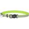 Show in main carousel: Frisco Polyester Personalized Reflective Cat Collar with Bell, Lime Green, 8 to 12-in neck, 3/8-in wide slide 2 of 7