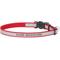 Show in main carousel: Frisco Polyester Personalized Reflective Cat Collar with Bell, Red, 8 to 12-in neck, 3/8-in wide slide 1 of 7