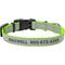 Show in main carousel: Frisco Polyester Personalized Reflective Dog Collar, Lime, XS - Neck: 8 -12-in, Width: 5/8-in slide 1 of 7