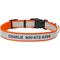 Show in main carousel: Frisco Polyester Personalized Reflective Dog Collar, Orange, Medium - Neck: 14 - 20-in, Width: 3/4-in slide 1 of 7