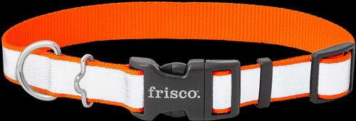 Show full view: Frisco Polyester Personalized Reflective Dog Collar, Orange, Medium - Neck: 14 - 20-in, Width: 3/4-in slide 5 of 7