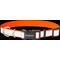 Show in main carousel: Frisco Polyester Personalized Reflective Dog Collar, Orange, S - Neck: 10-14-in, Width: 5/8-in slide 5 of 7