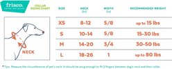 Frisco Polyester Personalized Reflective Dog Collar, Orange, XS - Neck: 8 -12-in, Width: 5/8-in slide 2 of 6
