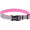 Show in main carousel: Frisco Polyester Personalized Reflective Dog Collar, Pink, Large - Neck: 18 - 26-in, Width: 1-in slide 4 of 7
