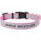 Show in main carousel: Frisco Polyester Personalized Reflective Dog Collar, Pink, Medium - Neck: 14 - 20-in, Width: 1-in slide 1 of 7