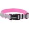 Show in main carousel: Frisco Polyester Personalized Reflective Dog Collar, Pink, Medium - Neck: 14 - 20-in, Width: 1-in slide 4 of 7