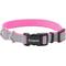 Show in main carousel: Frisco Polyester Personalized Reflective Dog Collar, Pink, S - Neck: 10-14-in, Width: 5/8-in slide 4 of 7