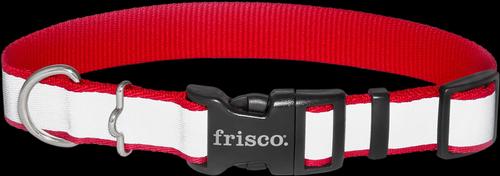 Show full view: Frisco Polyester Personalized Reflective Dog Collar, Red, Medium - Neck: 14 - 20-in, Width: 3/4-in slide 5 of 7