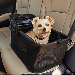 Frisco Portable Dog & Cat Car Seat Carrier, Black