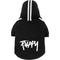Show in main carousel: Frisco Püppy Dog & Cat Athletic Hoodie, Black, X-Small slide 1 of 11