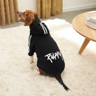Show full view: Frisco Püppy Dog & Cat Athletic Hoodie, Black, X-Small slide 7 of 11