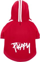 Frisco Püppy Dog & Cat Athletic Hoodie, Red, Small