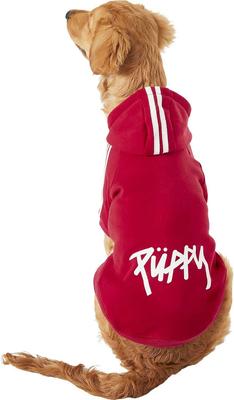 Show full view: Frisco Püppy Dog & Cat Athletic Hoodie, Red, X-Large slide 3 of 11