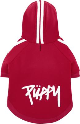 Show full view: Frisco Püppy Dog & Cat Athletic Hoodie, Red, X-Large slide 4 of 11