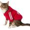 Show in main carousel: Frisco Püppy Dog & Cat Athletic Hoodie, Red, X-Small slide 5 of 12