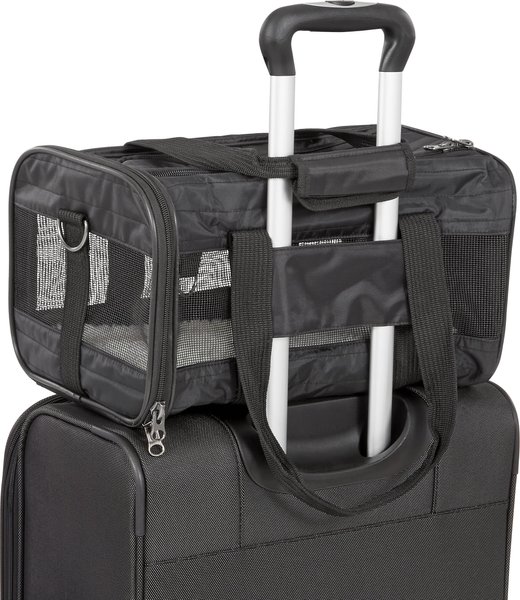 Show full view: Frisco Premium Travel Bag Dog & Cat Carrier, Black, Small slide 6 of 10