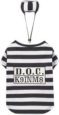 Show full view: Frisco Prisoner Dog & Cat Costume, X-Large slide 3 of 8