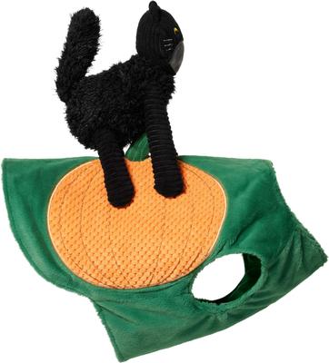 Show full view: Frisco Pumpkin Cat Ride-On Dog Costume with detachable Plush Toy, Small slide 4 of 9