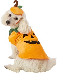 Frisco Pumpkin Jack O' Lantern Dog & Cat Costume, Medium