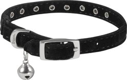 Frisco Punk Velvet Cat Collar, Black, 8 to 12-in neck, 3/8-in wide slide 2 of 4