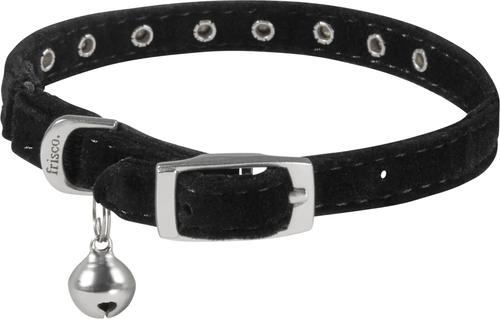 Show full view: Frisco Punk Velvet Cat Collar, Black, 8 to 12-in neck, 3/8-in wide slide 3 of 7