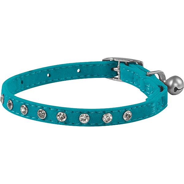 Frisco Rhinestone Cat Collar, Gold