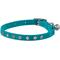 Show in main carousel: Frisco Punk Velvet Cat Collar, Blue, 8 to 12-in neck, 3/8-in wide slide 1 of 6