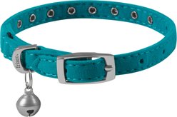 Frisco Punk Velvet Cat Collar, Blue, 8 to 12-in neck, 3/8-in wide slide 2 of 4