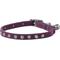 Show in main carousel: Frisco Punk Velvet Cat Collar, Purple, 8 to 12-in neck, 3/8-in wide slide 1 of 6