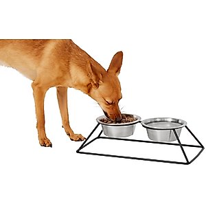 Frisco Pyramid Elevated Dog & Cat Diner, Small: 1.5 cup