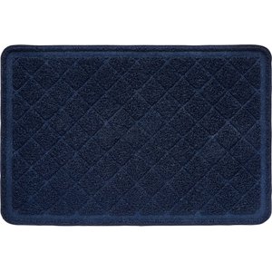 Frisco Quilted Cat Litter Mat, Navy
