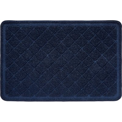 Frisco Frisco Quilted Cat Litter Mat, Navy