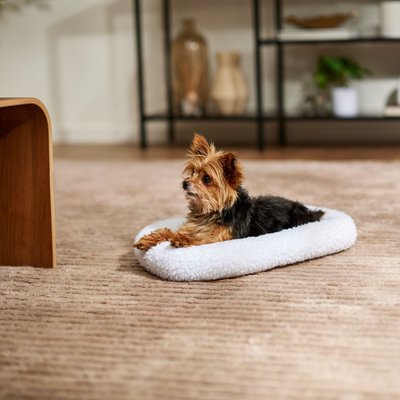 Frisco Frisco Quilted Dog Crate Mat, Ivory, 18-in