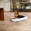 Frisco Quilted Dog Crate Mat, Ivory, 18-in