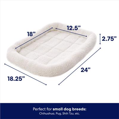 Show full view: Frisco Quilted Dog Crate Mat, Ivory, 24-in slide 2 of 8