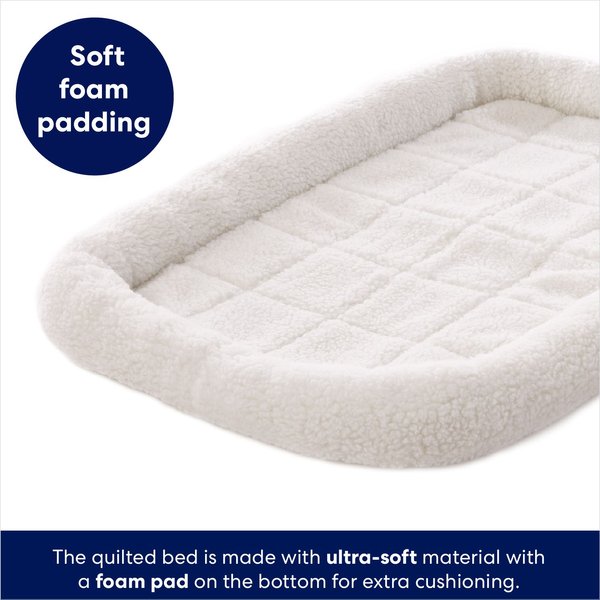 Show full view: Frisco Quilted Dog Crate Mat, Ivory, 36-in slide 3 of 8