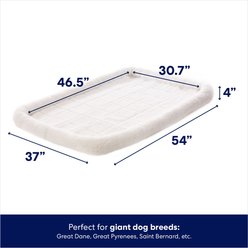 Frisco Quilted Dog Crate Mat, Ivory, 54-in slide 2 of 6