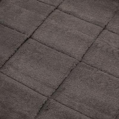 Show full view: Frisco Quilted Plush Dog Crate Mat, Gray, 42-in slide 4 of 5