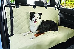 Frisco Quilted Water Resistant Bench Car Seat Cover, Cream
