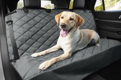 Frisco Quilted Water Resistant Bench Car Seat Cover, Regular, Grey