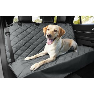 Frisco Quilted Water Resistant Bench Car Seat Cover, Regular, Grey
