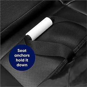 Frisco Quilted Water Resistant Bench Car Seat Cover, Regular, Grey