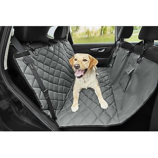 Frisco Quilted Water Resistant Hammock Car Seat Cover, Gray, Regular slide 1 of 7