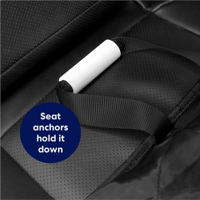 Show full view: Frisco Quilted Water Resistant Hammock Car Seat Cover, Gray, Regular slide 4 of 8