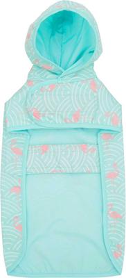 Show full view: Frisco Rainy Days + Flamingo Dog Raincoat, Medium slide 7 of 9