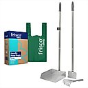 Frisco Rake & Spade Set with Dustpan, Large + Handle Dog Poop Bag, Scented, 120 count