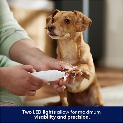 Show full view: Frisco Rechargeable Cordless Cat & Dog 3-Speed Nail Grinder, White slide 6 of 9