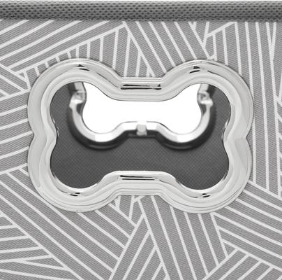 Show full view: Frisco Rectangle Collapsible Pet Toy Storage Bin, Gray Basket Weave slide 5 of 7