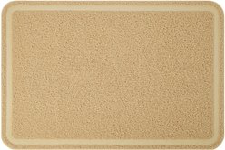 Frisco Rectangular Cat Litter Mat, Beige, Large
