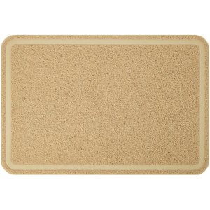 Frisco Rectangular Cat Litter Mat, Beige, Large